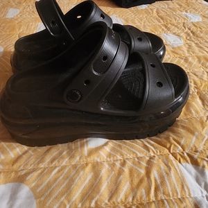 Croc sandals